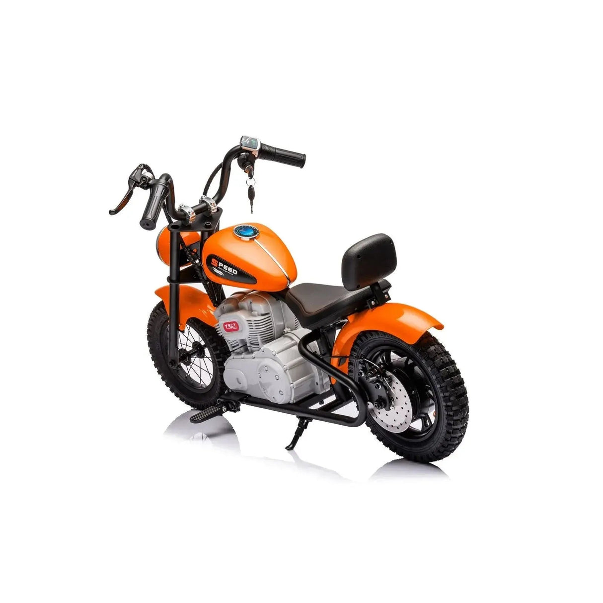 36V 350W E-Chopper Motorbike with Air-Filled Rubber Tires, Brushless Motor