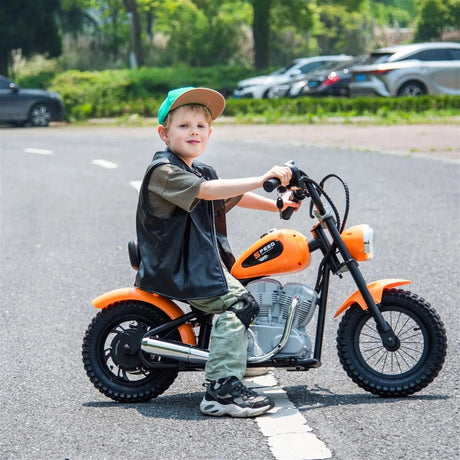 36V 350W E-Chopper Motorbike with Air-Filled Rubber Tires, Brushless Motor