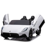 White 24V/105W Maserati MC20 Premium XXL Edition, 2-Seater Ride on Car