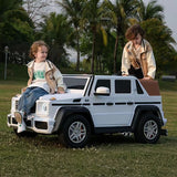 24V 200W Kids Mercedes-Benz Maybach 2-Seater Ride-On SUV with Air-Filled Rubber Tires, Music, Remote
