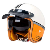 The Street King - Vintage Open Face Helmet - DOT & ECE Approved