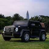 24V 200W Kids Mercedes-Benz Maybach 2-Seater Ride-On SUV with Air-Filled Rubber Tires, Music, Remote