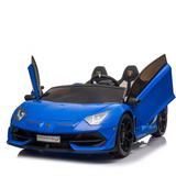 Blue 24V Lamborghini SVJ Ultimate Drifting Car