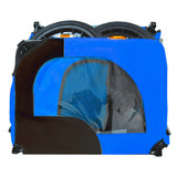 Pet Bike Trailer Dog Cart for Bicycle,Suitable for Small and Medium Pets, Easy Folding Cart Frame, Quick Release Wheel, Non-Slip Floor, Internal Leash