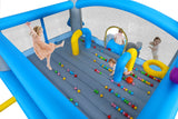 Multifunctional Jump 'n Slide Inflatable Bouncer for Kids Complete Setup with Blower - 198' x 180' Play Area - 96' Tall