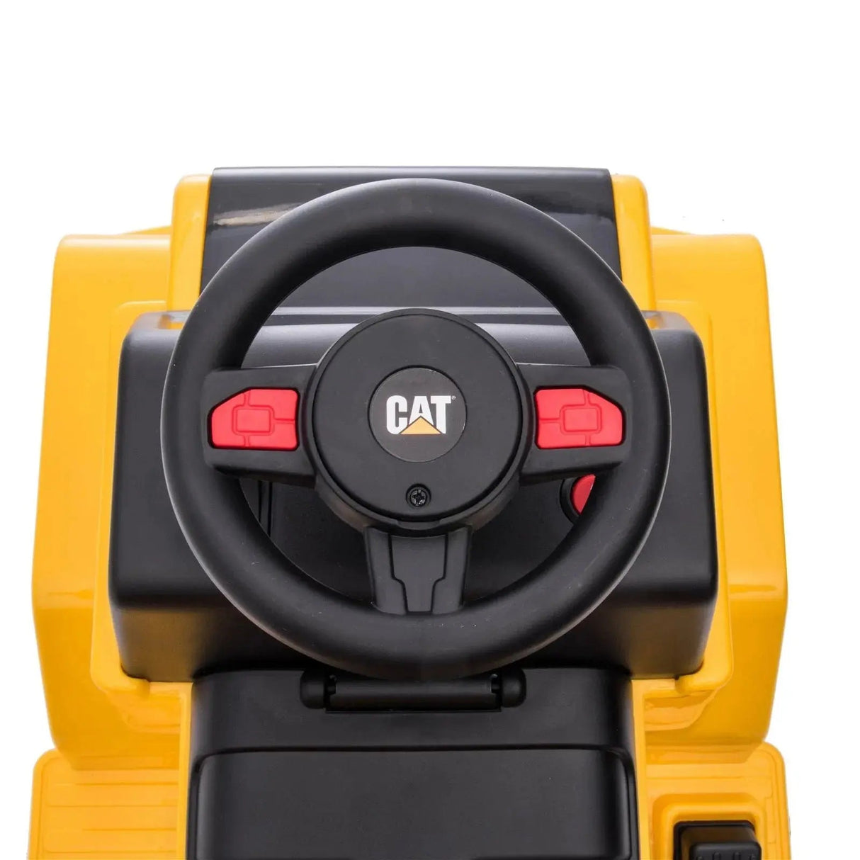 6V CAT Ride-On Dump Truck with LED Light, Dump Bed