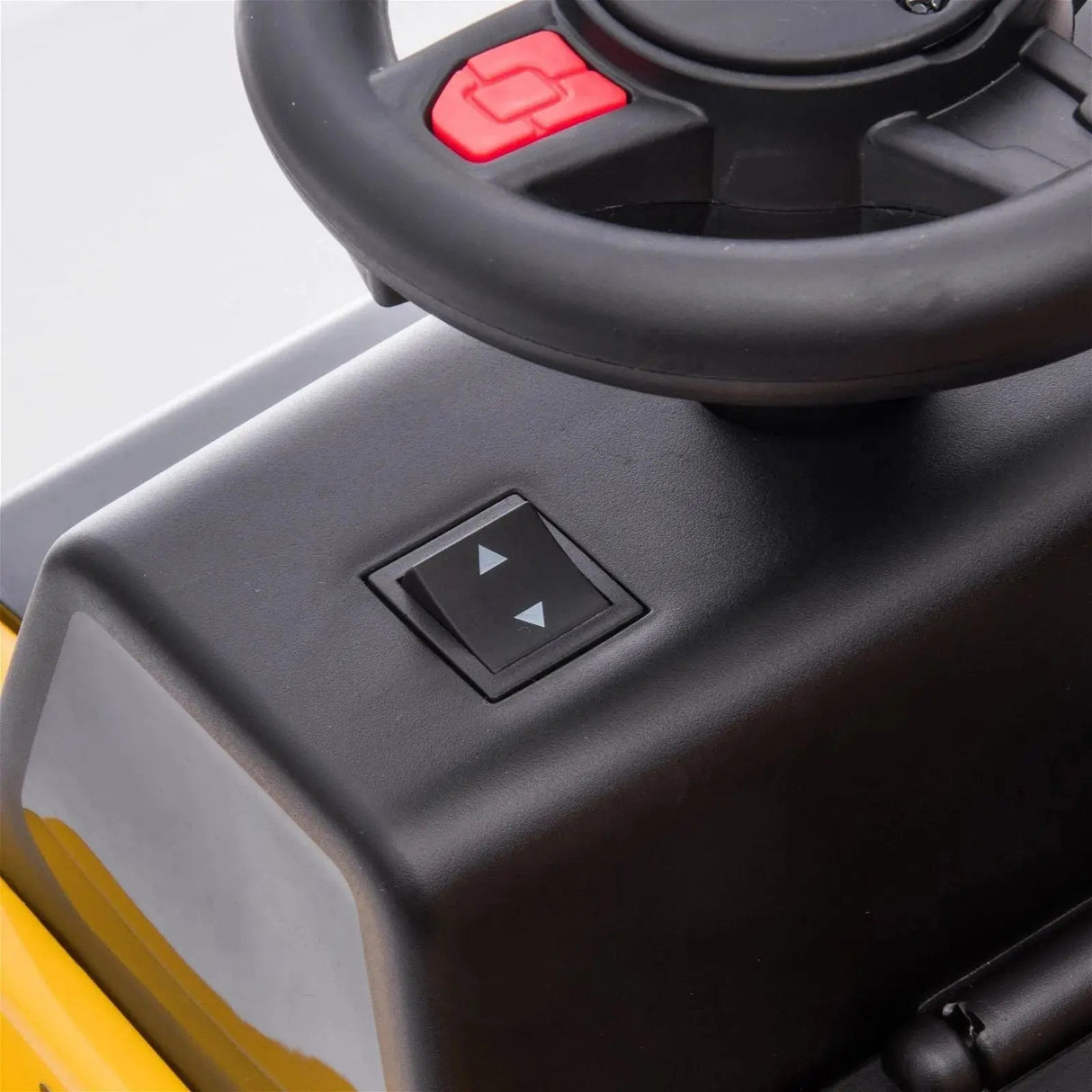 6V CAT Ride-On Dump Truck with LED Light, Dump Bed