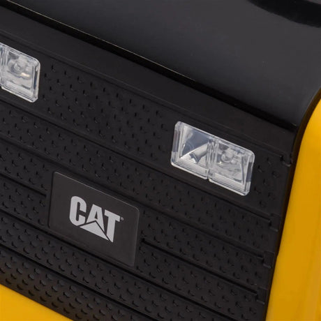 6V CAT Ride-On Dump Truck with LED Light, Dump Bed