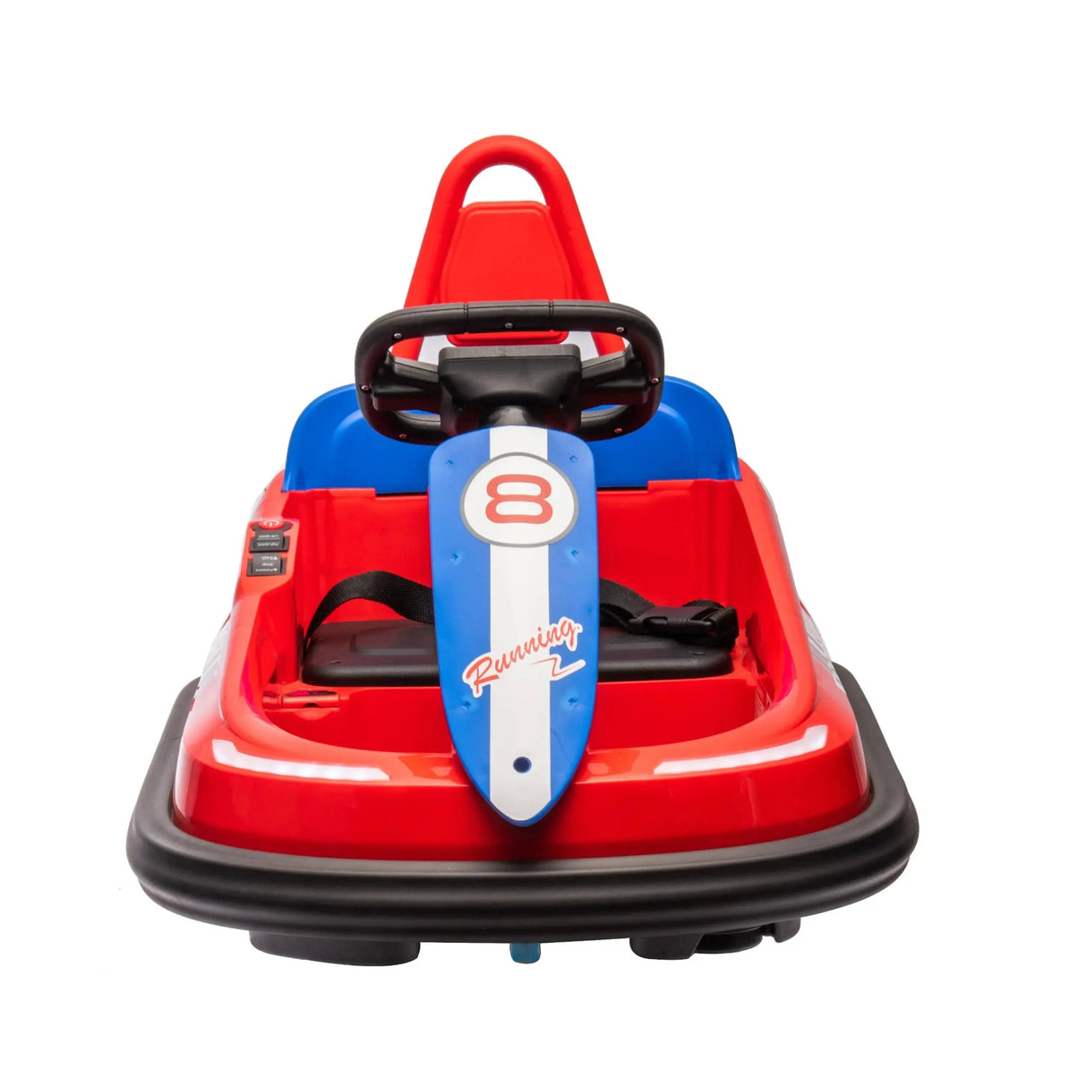 6V 360° Spin Electric Rechargeable Ride-On Bumper Car with LED Lights, Music, Remote Control