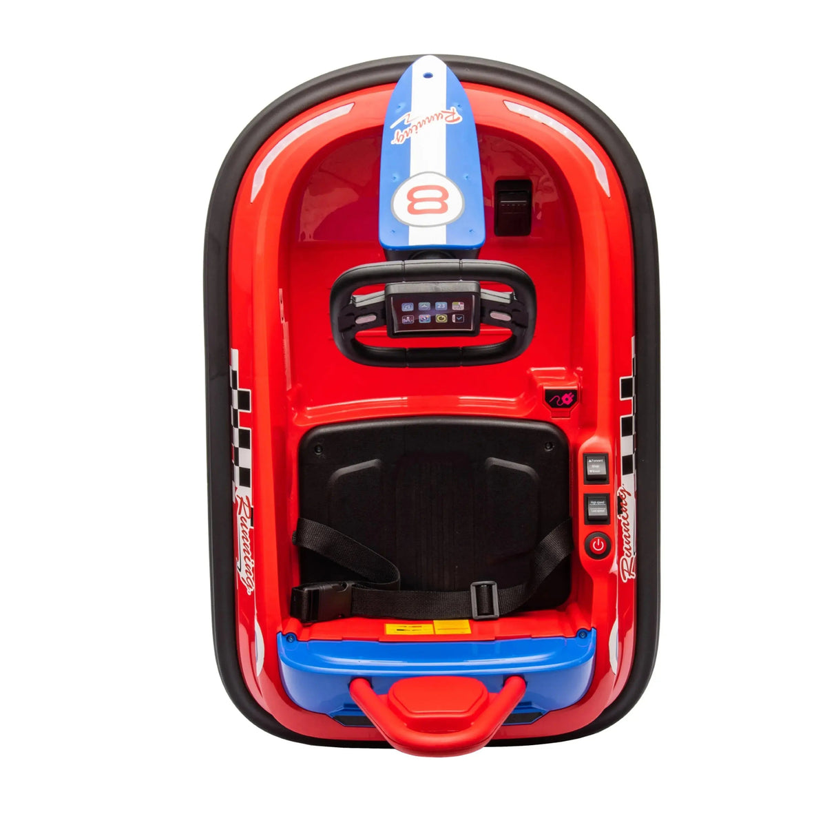 6V 360° Spin Electric Rechargeable Ride-On Bumper Car with LED Lights, Music, Remote Control