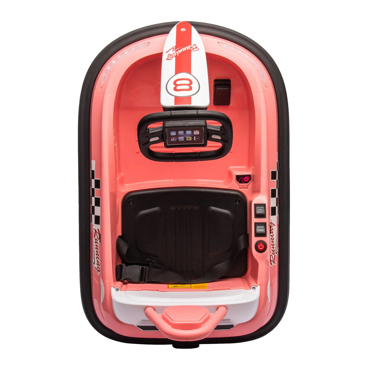 6V 360° Spin Electric Rechargeable Ride-On Bumper Car with LED Lights, Music, Remote Control