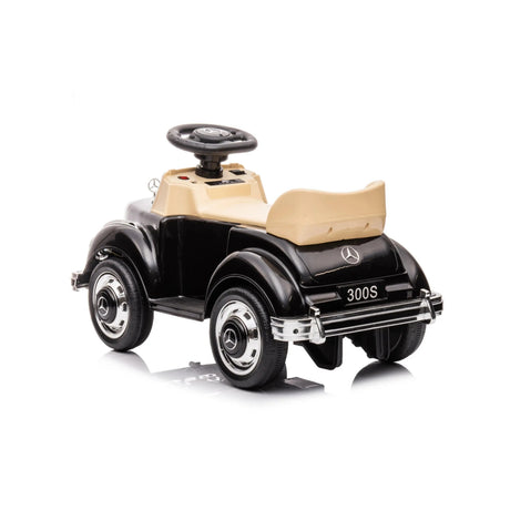 6V Mercedes Benz 300S Toddlers 1-Seater Mini Ride-On Car with LED Lights, Music