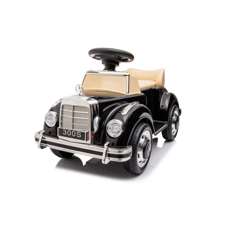 6V Mercedes Benz 300S Toddlers 1-Seater Mini Ride-On Car with LED Lights, Music