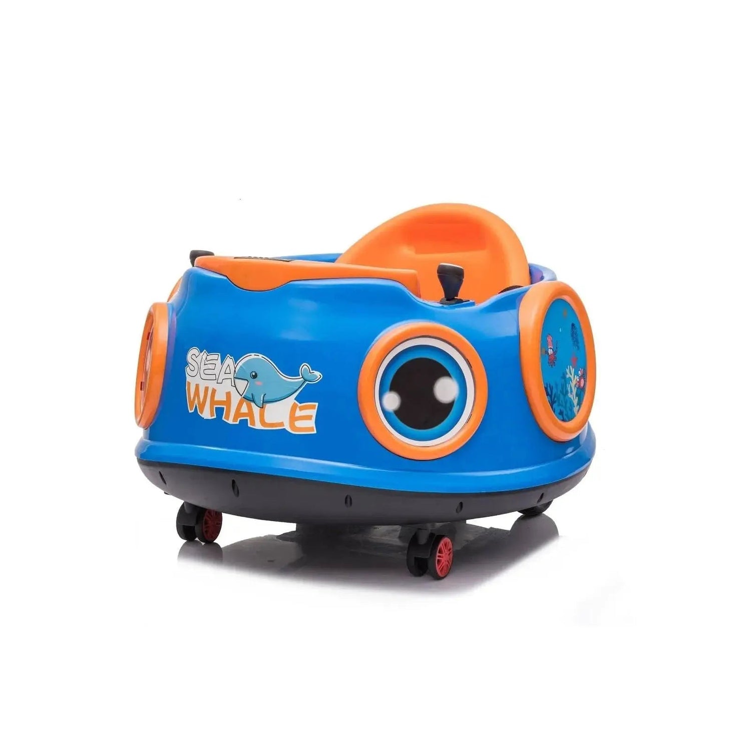 12V 360° Spin Electric Rechargeable Ride-On Bumper Car with Music, Remote Control