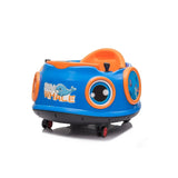 12V 360° Spin Electric Rechargeable Ride-On Bumper Car with Music, Remote Control