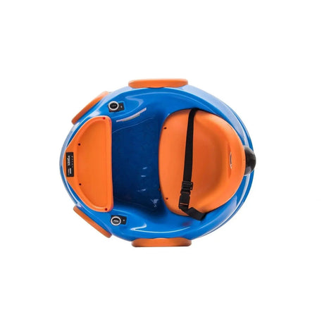Blue 12V 360° Spin Electric Rechargeable Ride-On Bumper Car with Music, Remote Control
