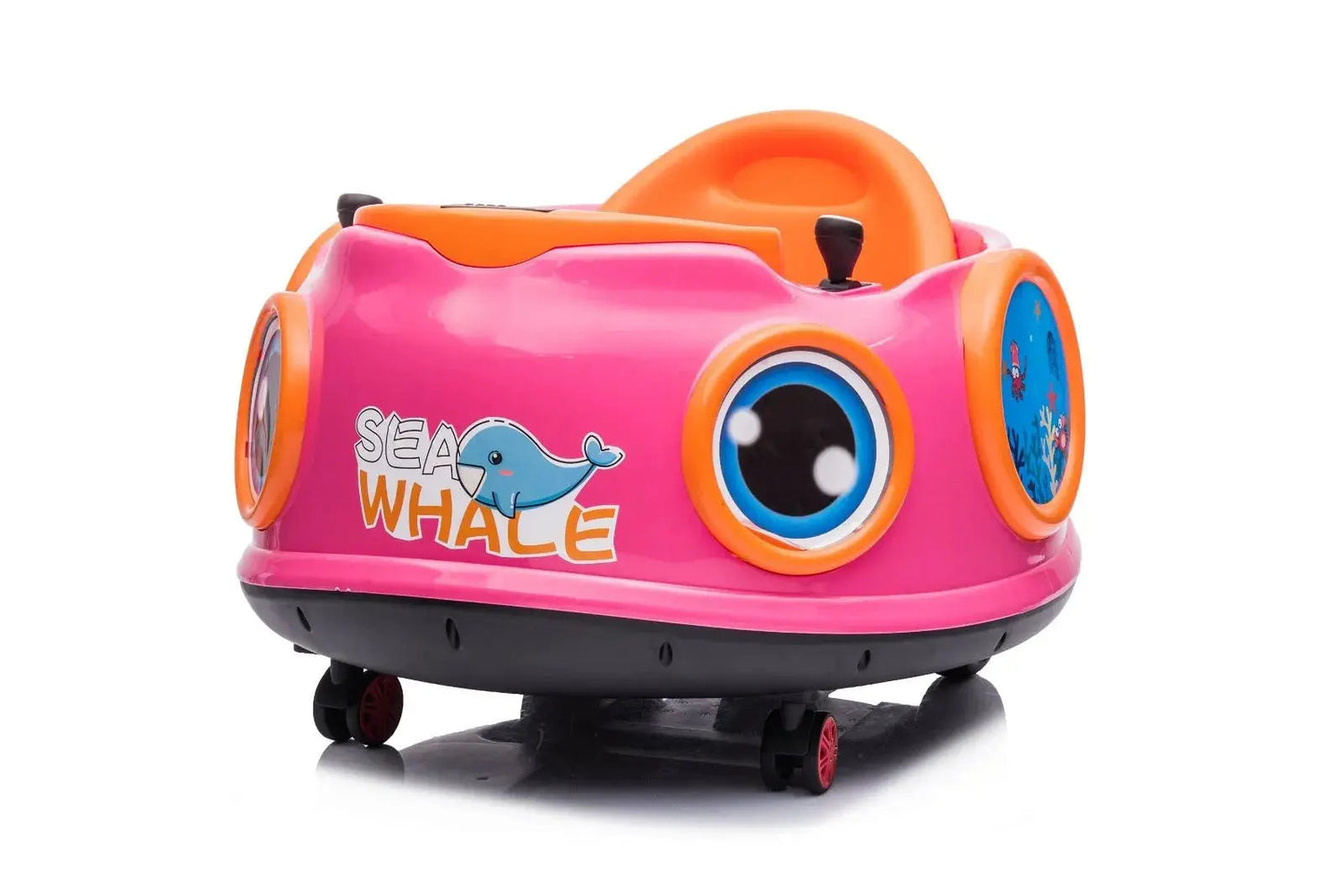 12V 360° Spin Electric Rechargeable Ride-On Bumper Car with Music, Remote Control