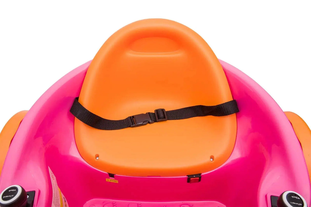 12V 360° Spin Electric Rechargeable Ride-On Bumper Car with Music, Remote Control