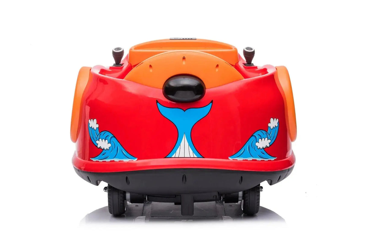 12V 360° Spin Electric Rechargeable Ride-On Bumper Car with Music, Remote Control