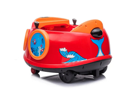 Red 12V 360° Spin Electric Rechargeable Ride-On Bumper Car with Music, Remote Control (Copy)