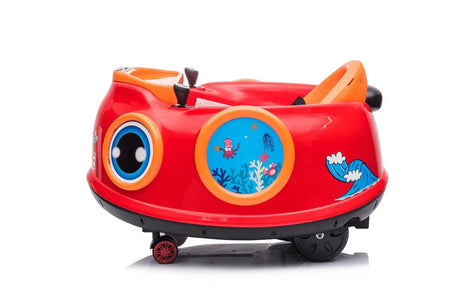 Red 12V 360° Spin Electric Rechargeable Ride-On Bumper Car with Music, Remote Control (Copy)