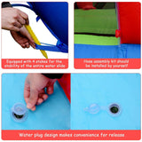 Inflatable Water Slide Jumper Bounce House with Ocean Ball without Blower