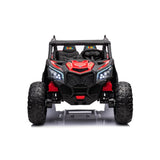 24V Kids Storm 4X4 2-Seater UTV with EVA Tires, Emergency Siren, Lights, Music, Remote