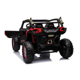 24V Kids Storm 4X4 2-Seater UTV with EVA Tires, Emergency Siren, Lights, Music, Remote