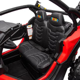 24V Kids Storm 4X4 2-Seater UTV with EVA Tires, Emergency Siren, Lights, Music, Remote