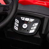 24V Kids Storm 4X4 2-Seater UTV with EVA Tires, Emergency Siren, Lights, Music, Remote