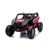24V Kids Storm 4X4 2-Seater UTV with EVA Tires, Emergency Siren, Lights, Music, Remote