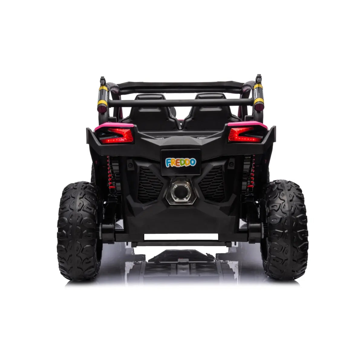 24V Kids Storm 4X4 2-Seater UTV with EVA Tires, Emergency Siren, Lights, Music, Remote