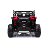 24V Kids Storm 4X4 2-Seater UTV with EVA Tires, Emergency Siren, Lights, Music, Remote