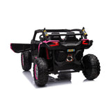 24V Kids Storm 4X4 2-Seater UTV with EVA Tires, Emergency Siren, Lights, Music, Remote