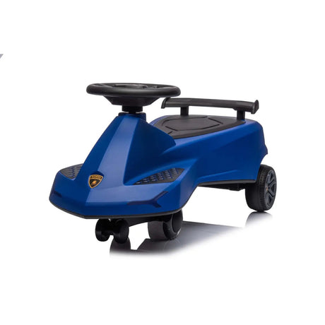 Toddlers Lamborghini Swing Car Ride-On with LED Lights, Storage