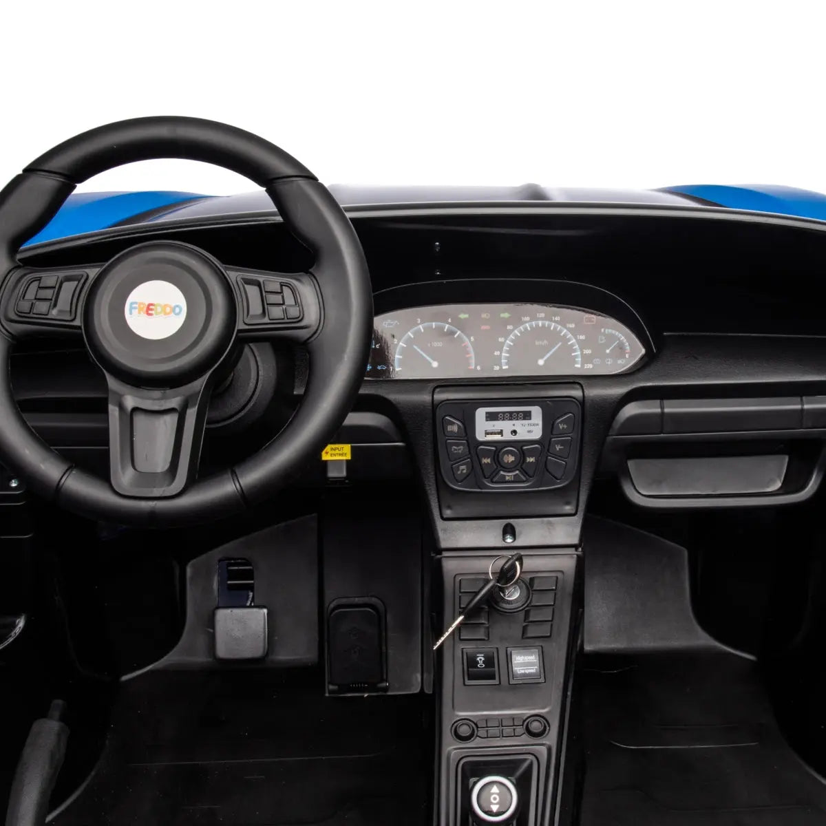 48V 14Ah Rocket Supercar — World's Fastest 2-Seater Kids Ride-On with Tubeless Rubber Tires, 600W Brushless Motor, Precision Differential