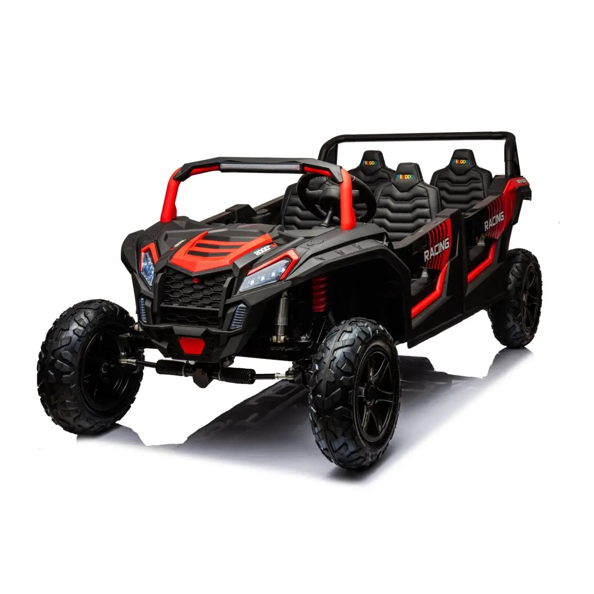 48V 14Ah Beast XL Dune Buggy UTV — World's Fastest 4-Seater Kids Ride-On with Tubeless Rubber Tires, 600W Brushless Motor, Precision Differential