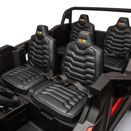 48V 14Ah Beast XL Dune Buggy UTV — World's Fastest 4-Seater Kids Ride-On with Tubeless Rubber Tires, 600W Brushless Motor, Precision Differential