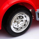 24V Kids 2-Seater Ride-On Fire Truck with EVA Tires, LED Lights, Music, Remote