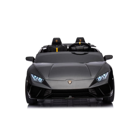 24V Kids Lamborghini Huracan 2-Seater 4x4 AWD Ride-On Car with EVA Tires, Music, Remote