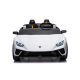 24V Kids Lamborghini Huracan 2-Seater 4x4 AWD Ride-On Car with EVA Tires, Music, Remote