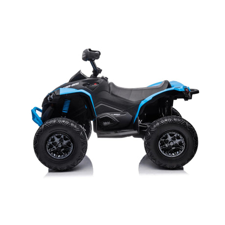 24V Can-Am Renegade 1-Seater 4X4 Quad ATV with EVA Tires, LED Lights, Music