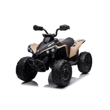 24V Can-Am Renegade 1-Seater 4X4 Quad ATV with EVA Tires, LED Lights, Music