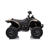 24V Can-Am Renegade 1-Seater 4X4 Quad ATV with EVA Tires, LED Lights, Music