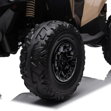 24V Can-Am Renegade 1-Seater 4X4 Quad ATV with EVA Tires, LED Lights, Music