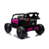 24V Can-Am Maverick 1-Seater 4X4 Kids UTV with EVA Tires, LED Lights, Music, Remote