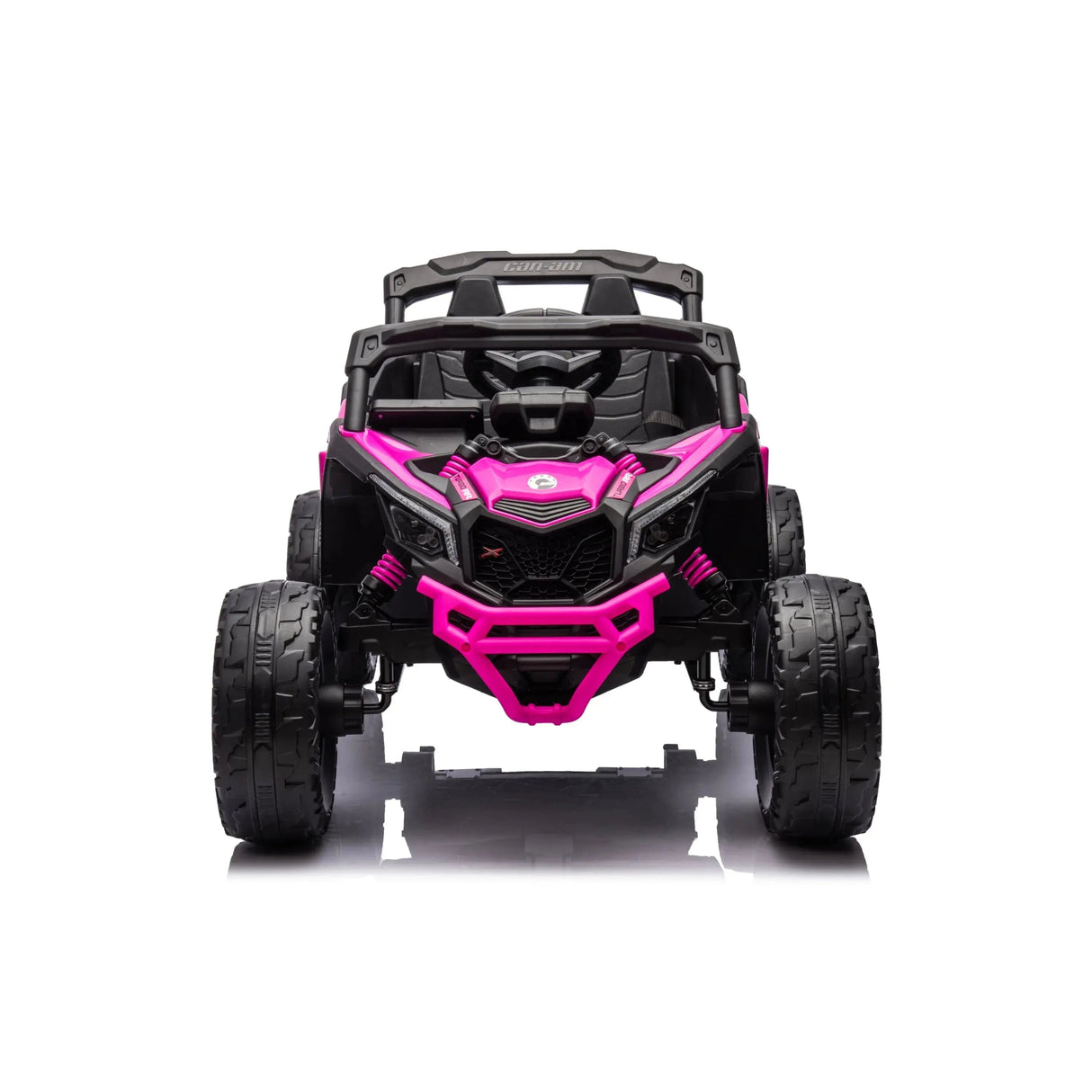 24V Can-Am Maverick 1-Seater 4X4 Kids UTV with EVA Tires, LED Lights, Music, Remote