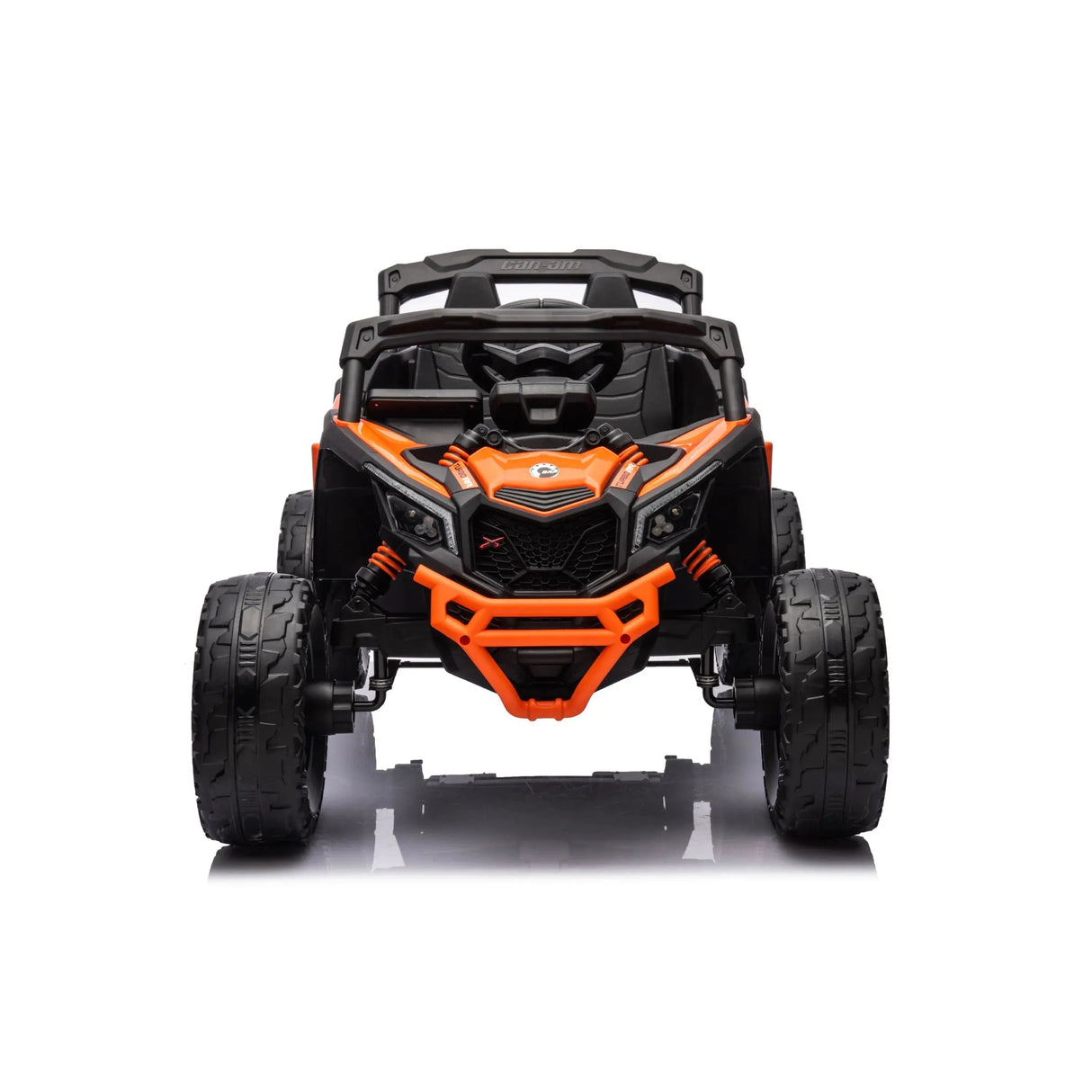 24V Can-Am Maverick 1-Seater 4X4 Kids UTV with EVA Tires, LED Lights, Music, Remote