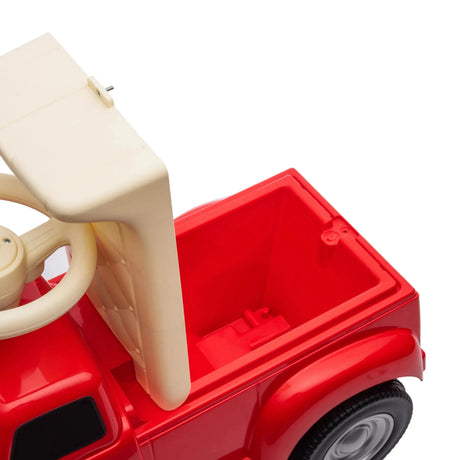 Toddlers Chevrolet 3100 Vintage Foot-To-Floor Ride-On Push Car with Music, Storage
