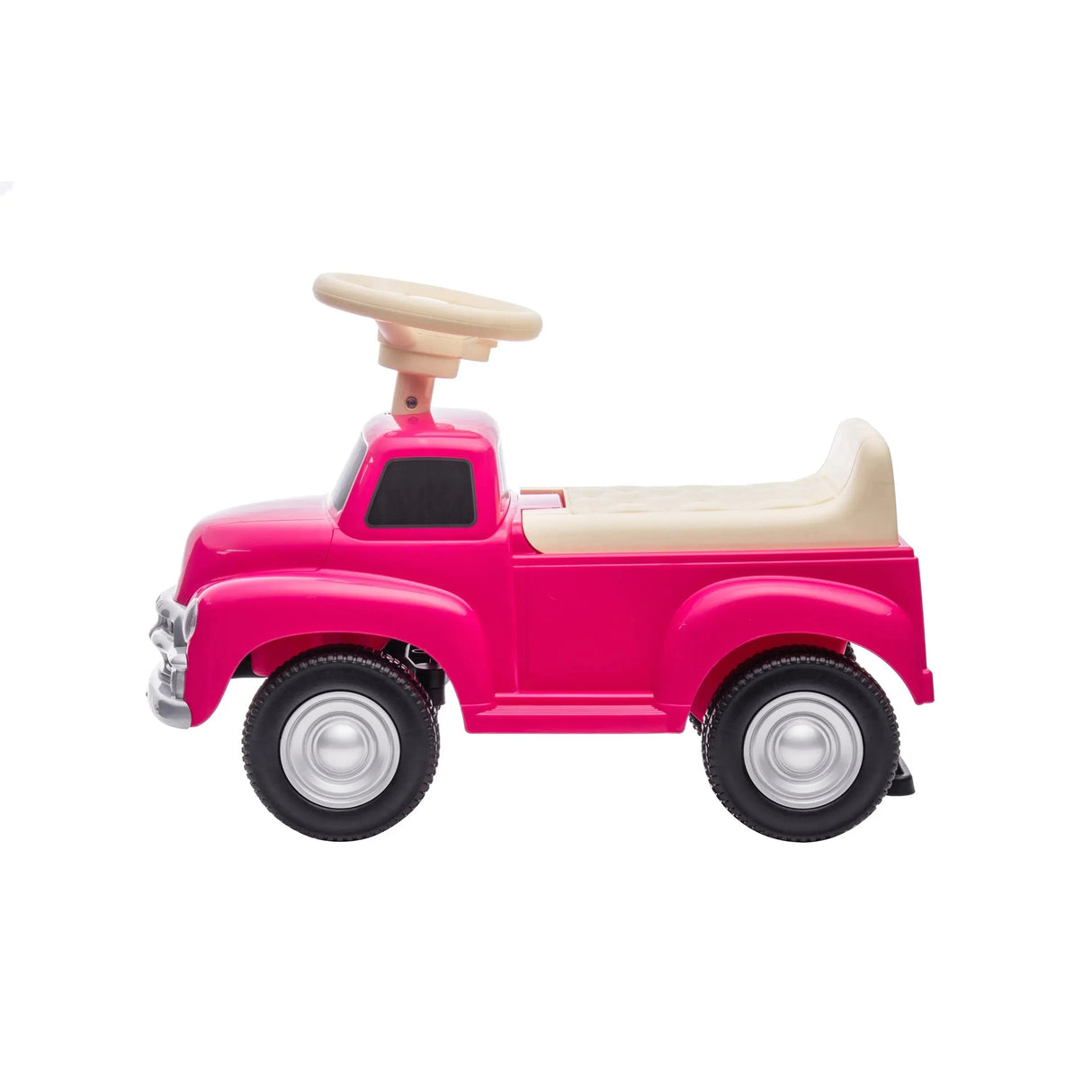Toddlers Chevrolet 3100 Vintage Foot-To-Floor Ride-On Push Car with Music, Storage